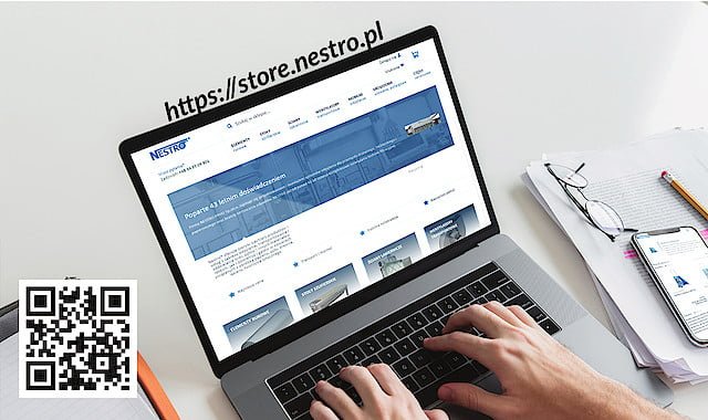 Interfejs sklepu internetowego Nestro