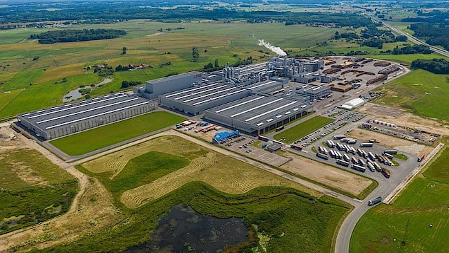 Fabryka EGGER w Biskupcu.