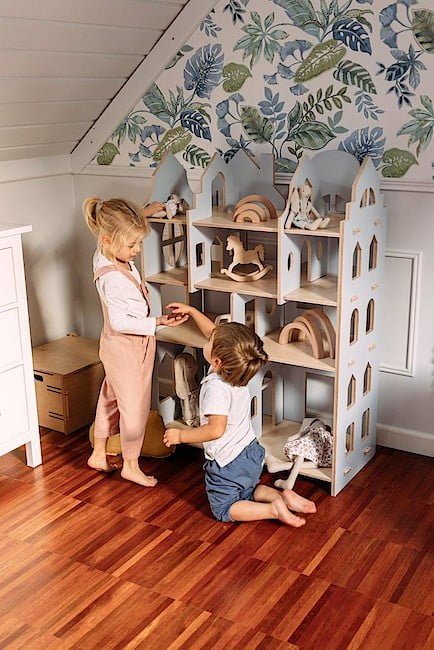 Parawan „Domek 4 w 1” produkcja: My Mini Home/projekt: Katarzyna Jasińska-Korycka.