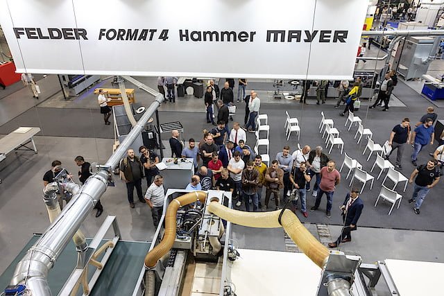 Na stoisku można było również zobaczyć gniazdo produkcyjne, porozmawiać z ekspertami o automatyzacji, a także uczestniczyć w pokazach na żywo, przygotowanych przez zespół specjalistów z Felder Group Polska.