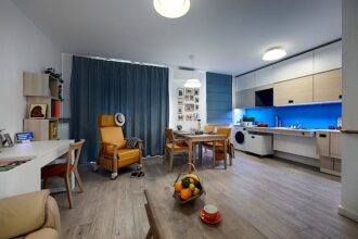 Pierwsze Wzorcowe Mieszkanie Seniora w Polsce, proj. dr inż. arch. Agnieszka Cieśla i dr inż. arch. Jan Cieśla, DRC. Fot. ADstudio.