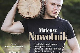 Okładka miesięcznika BIZNES.meble.pl marzec 2022