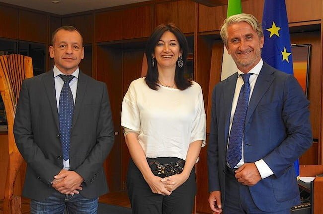 Od lewej: Lorenzo Primultini, Marianna Daschini i Luigi De Vito.