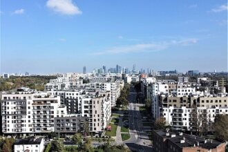 rynek mieszkaniowy w Polsce, widok na warszawskie osiedla