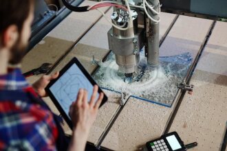 fabryka, inżynier, maszyna, cnc