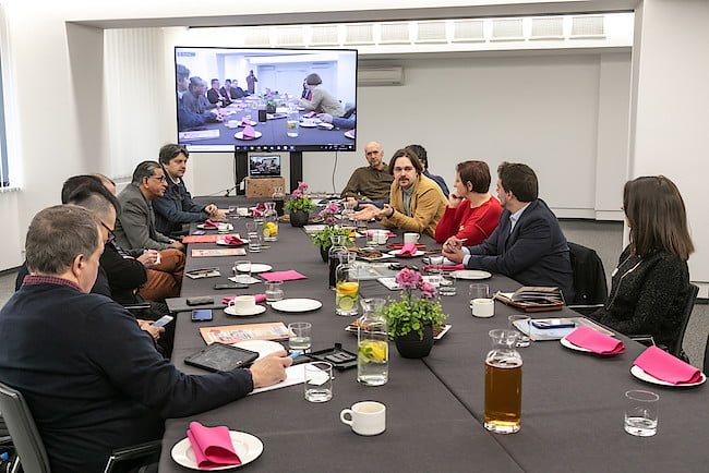 Obrady podczas Walnego Zgromadzenia IAFP.