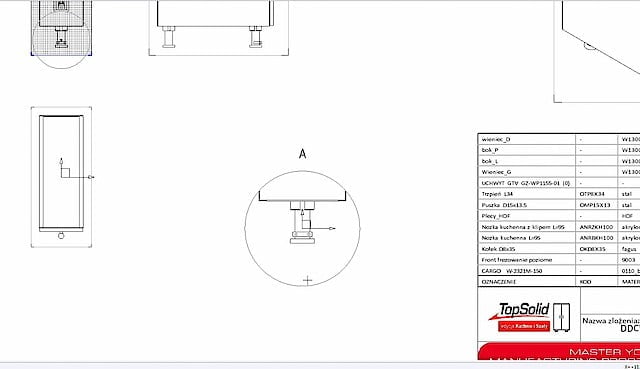 Topsolid - program do projektowania kuchni