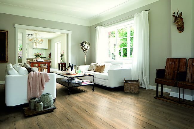 Podłogi Comfort EGGER EHC011 Dąb Halifax. Zdjęcie: © EGGER