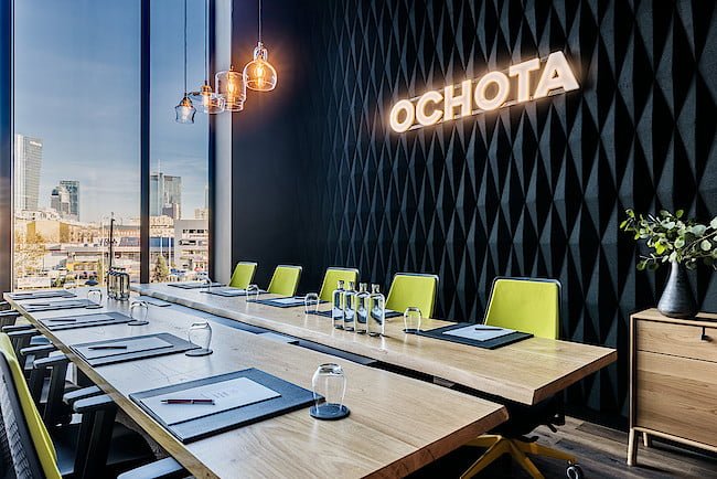 Crowne Plaza, powierzchnia konferencyjna zaprojektowana przez Tremend. Fot. Piotr Gęsicki.