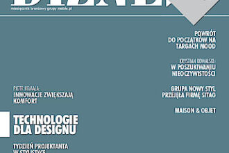 Okładka miesięcznika BIZNES.meble.pl - wydanie październik 2015.