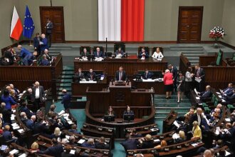 Obrady Sejmu. Fot. Łukasz Błasikiewicz.