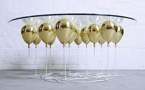 Christopher Duffy (Duffy London), Up Baloon Coffe Table, z kolekcji Borisa Kudlicki i Aleksandry Pogassi- Kudlicki.