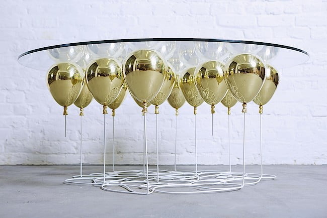 Christopher Duffy (Duffy London), Up Baloon Coffe Table, z kolekcji Borisa Kudlicki i Aleksandry Pogassi- Kudlicki.