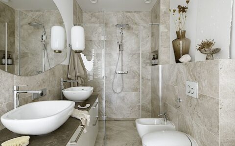 Projekt łazienki: Katarzyna Szostakowska, Kate & Co.