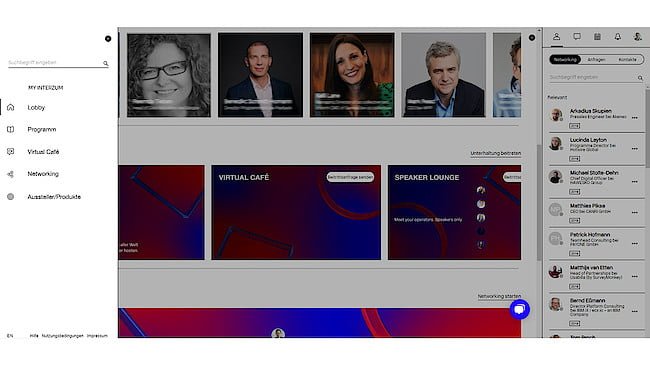 Panele dyskusyjne na platformie interzum @home