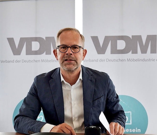 Jan Kurth, dyrektor generalny Stowarzyszenia Niemieckiego Przemysłu Meblarskiego (VDM/VHK).