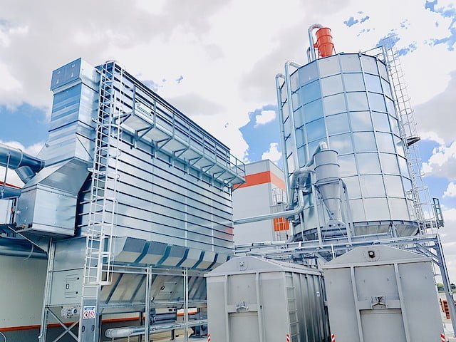 Filtry odpylające z klasą odporności ogniowej EW120