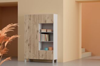 Interprint - Viking Oak dekor na szafie