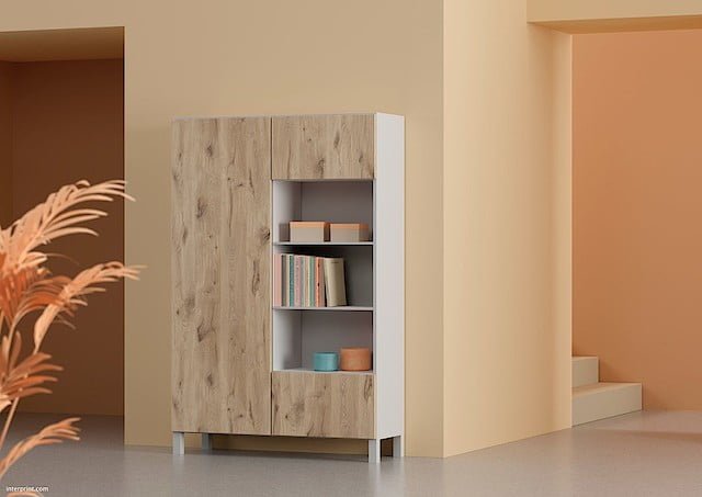 Interprint - Viking Oak dekor na szafie