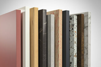 Płyty meblowe o różnej grubość z dopasowanymi grubościami obrzeży