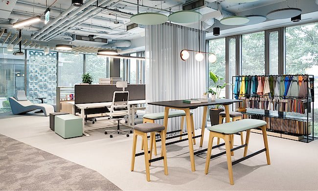 Warszawski showroom Nowy Styl - ekspozycja