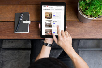 Interfejs sytemu Imos na tablecie