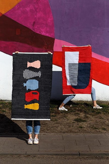 Kolekcja kilimów „Fav Stuff” produkcja: Tartaruga/projekt: Jadzia Lenart, Wiktoria Podolec.