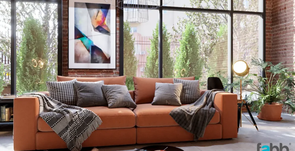 Sofa z tkaniną z oferty Fabb