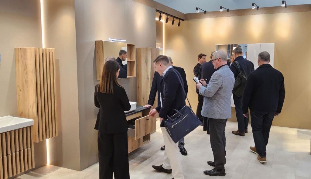 Ekspozycja firmy Deftrans - jednego z polskich wystawców na targach ISH 2025.