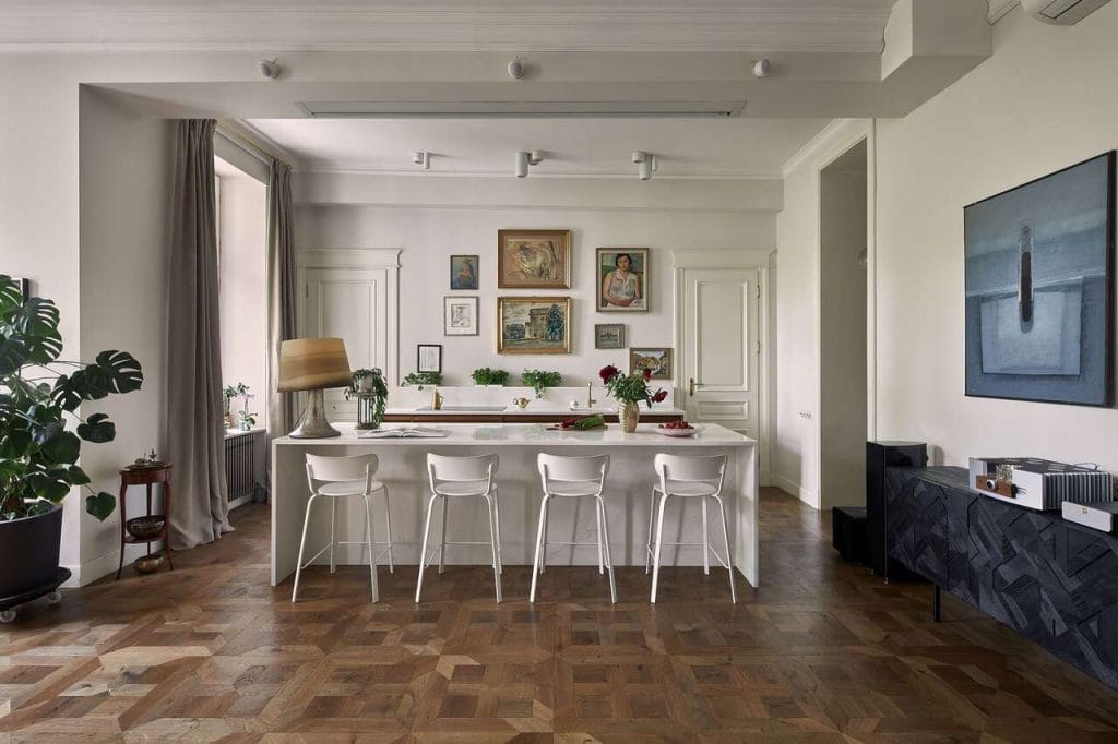 Mieszkanie w kamienicy, projekt: Joanna Kulczyńska, zdjęcia: Budzik Studio.