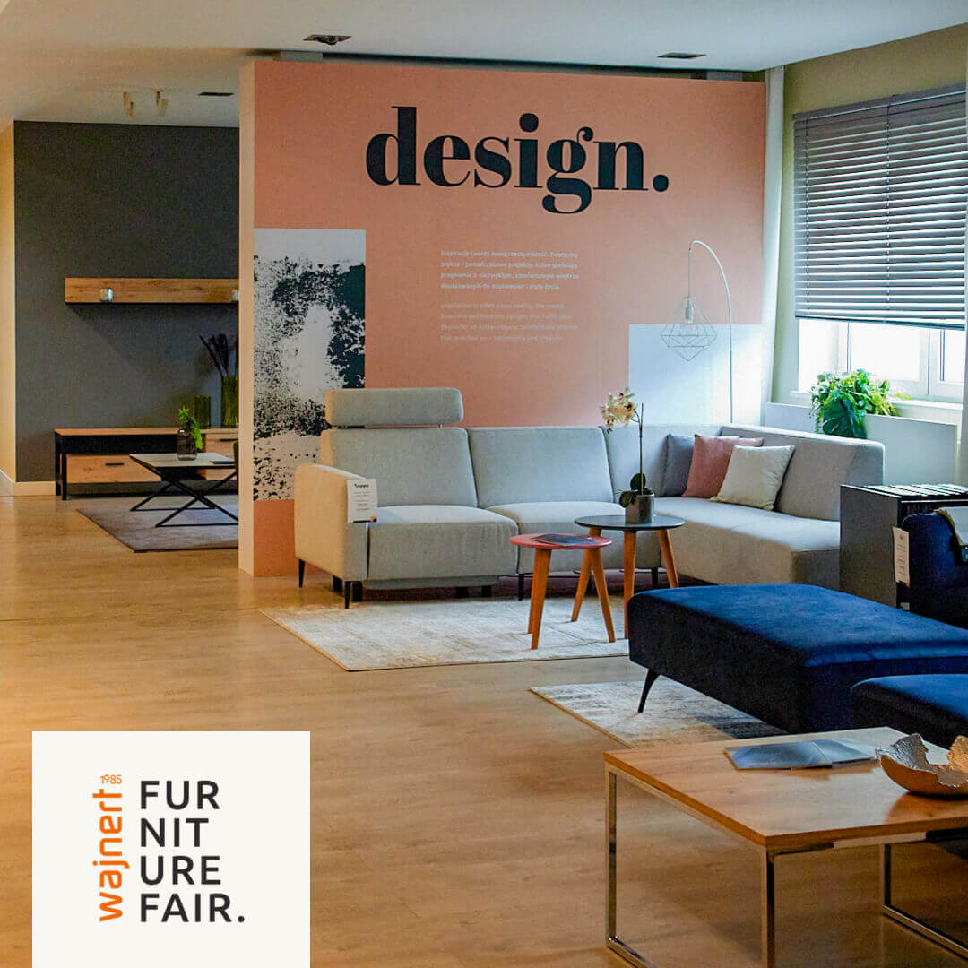 Ekspozycja na targach wewnętrznych Wajnert Meble