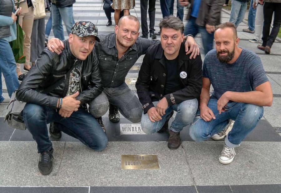 Aleja gwiazd bluesa, odsłonięcie tablicy naszego gitarzysty Bogdana.