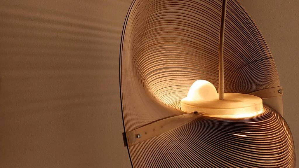 Angelika Brzóska. lampa Antypodia.