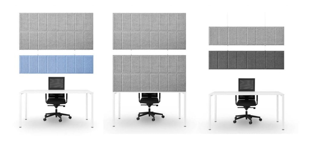 Ekrany akustyczne „CELL” marki Marbet Felt, proj. Maciej Karpiak.