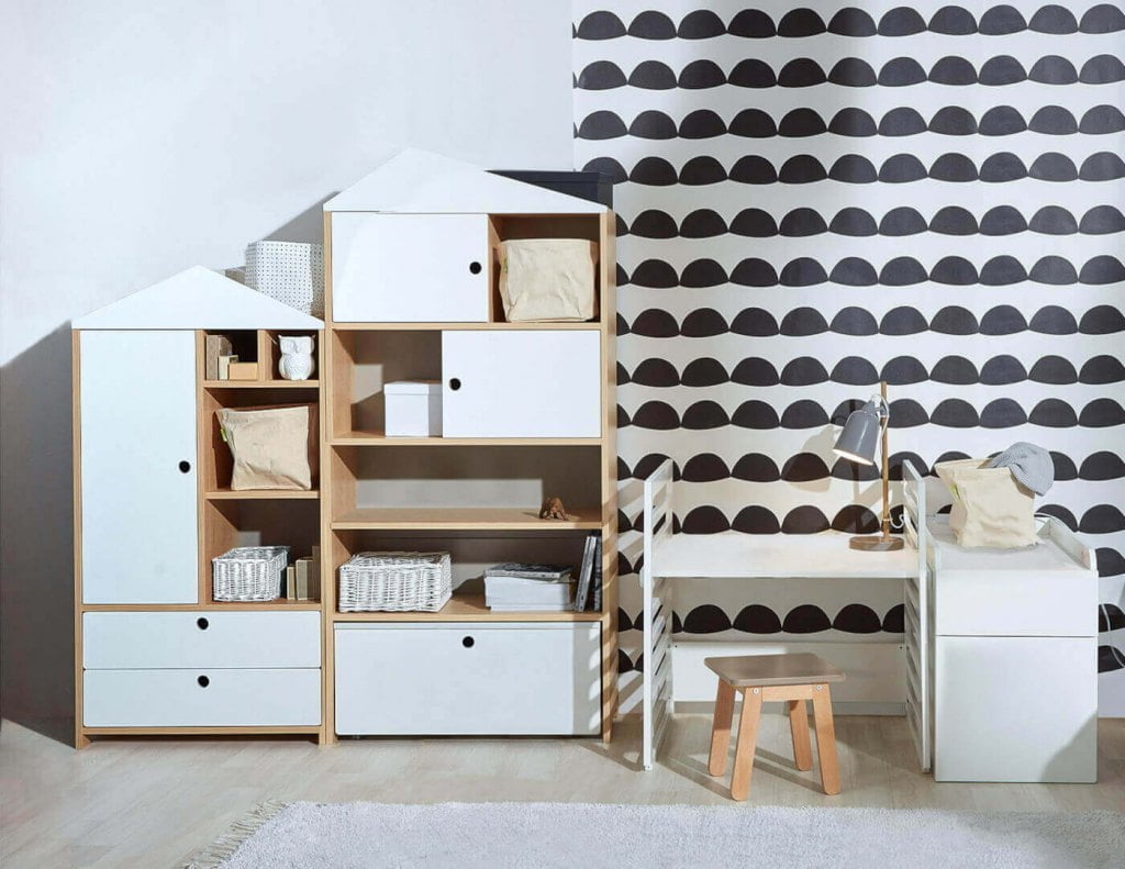 Regały „Amsterdam” dla marki Bellamy, proj. Magdalena Paleczna, współpraca Jadwiga Husarska-Sobina.