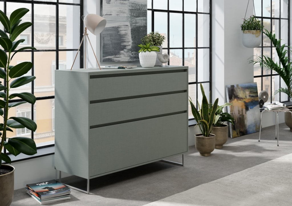 Interprint - dekor Arlo na wizualizacji szafki