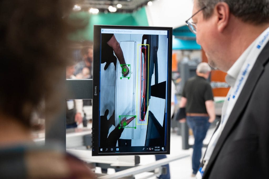 Próbka możliwości Altendorf – prezentacja w trakcie targów LIGNA 2023 w Hanowerze. Fot. Rainer Jensen. Źródło: Deutsche Messe.