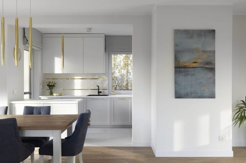 Wnętrze dopracowane w detalach. Projekt: Agata Plitz. Fot. Karolina Chęcińska.