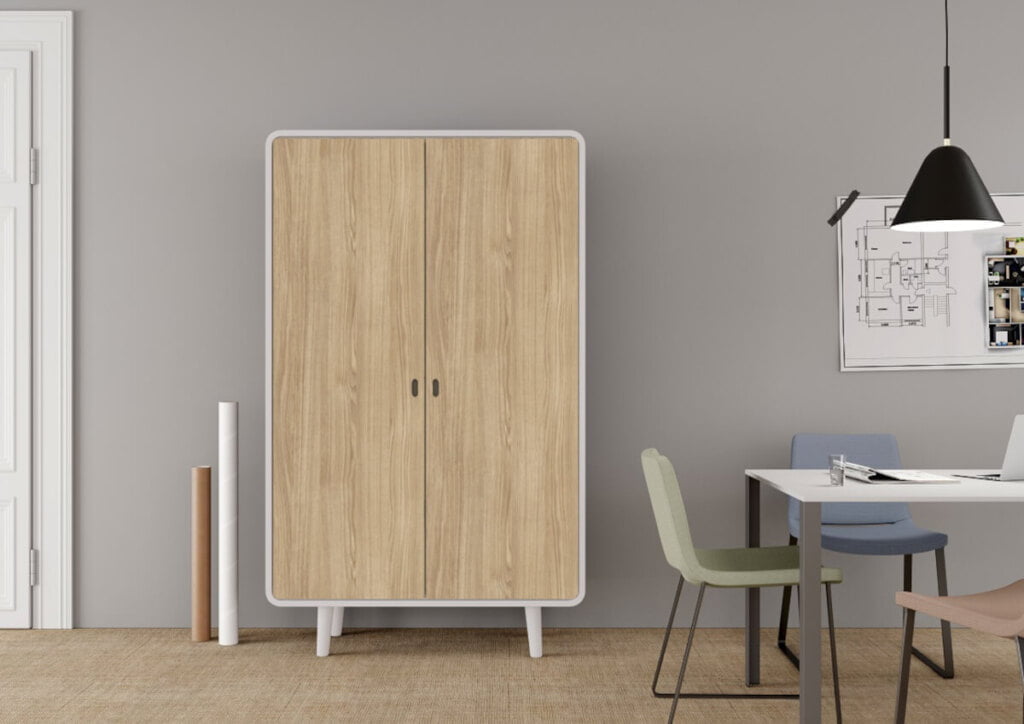 Interprint - dekor Elegancia na wizualizacji szafy - miesięcznik i portal informacyjny branży meblarskiej biznes.meble.pl