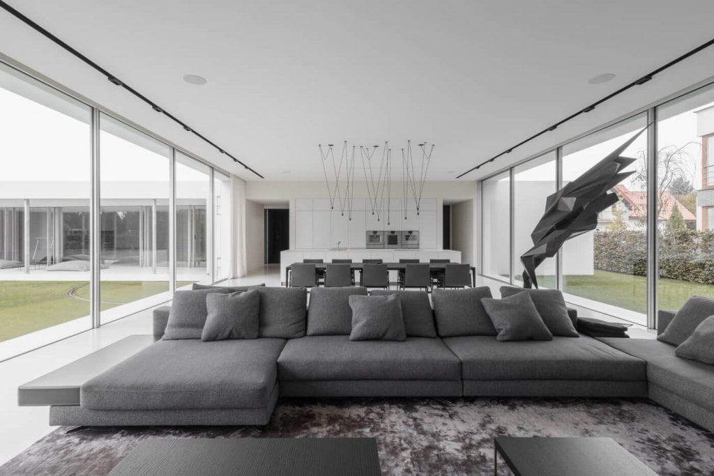 Projekt wnętrz Domu Kwadrantowego autorstwa Adama Pulwickiego i pracowni PULVA oraz KWK Promes i Roberta Koniecznego.