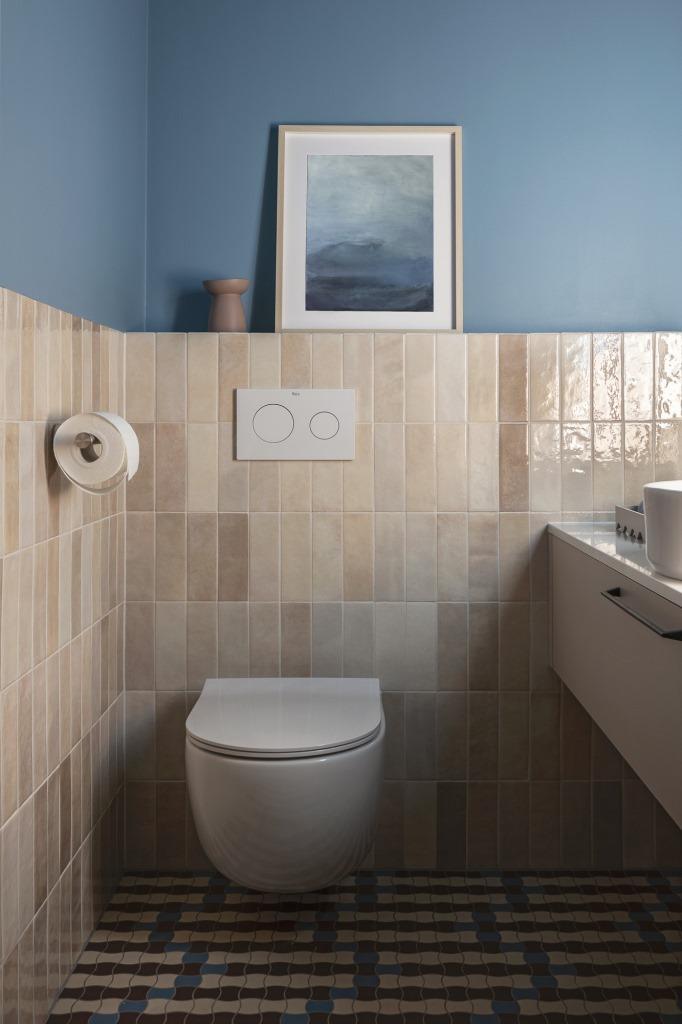 Toaleta. Projekt: Lidia Czajkowska i Magdalena Wołoszyn, architektki wnętrz Decoroom. Zdjęcia i stylizacja: Kamila Markiewicz-Lubańska i Maria Szymańska / Wnętrza w Obiektywie.