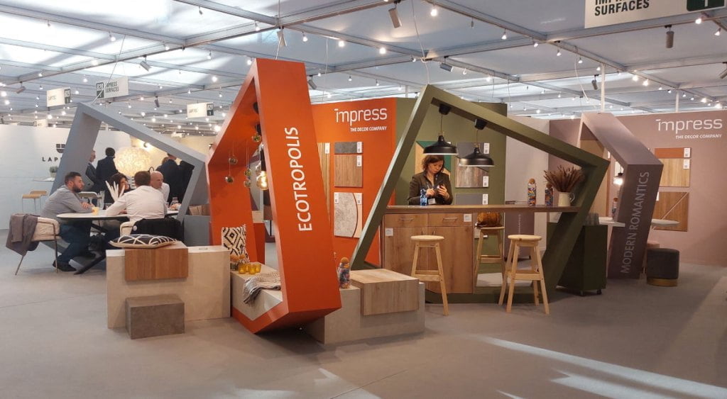 Stoisko firmy Impress Decor podczas targów SICAM 2022