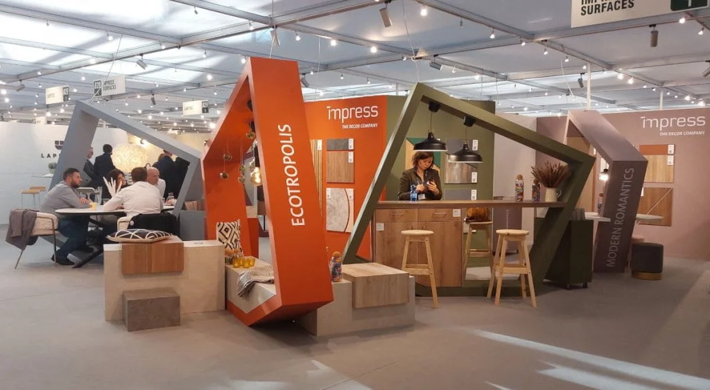 Stoisko firmy Impress Decor podczas targów SICAM 2022