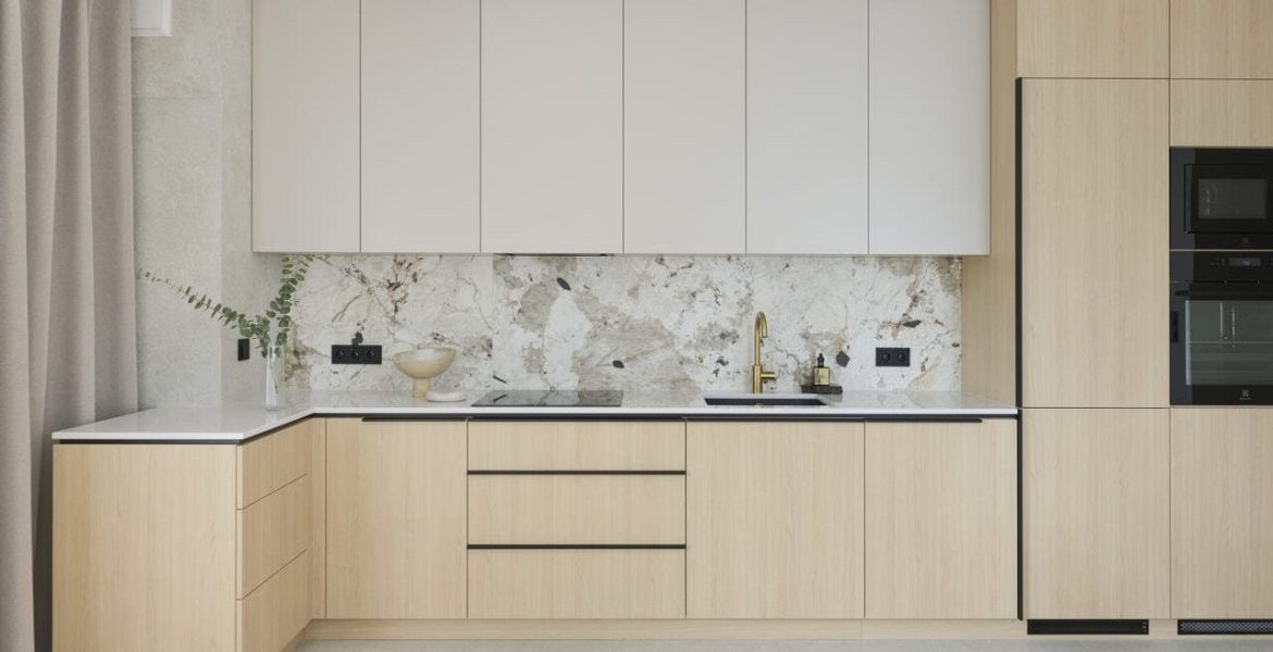 Mieszkanie inwestycyjne. Projekt wnętrza: Magdalena Kanik, Lys Studio. Fot. Kacper Stolorz.