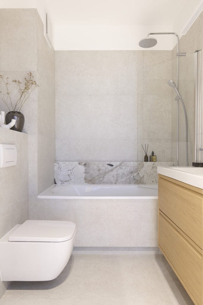 Mieszkanie inwestycyjne. Projekt wnętrza: Magdalena Kanik, Lys Studio. Fot. Kacper Stolorz.