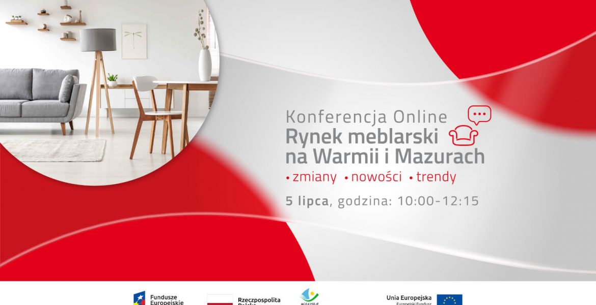 KV konferencji meblarskiej online Rynek meblarski na Warmii i Mazurach