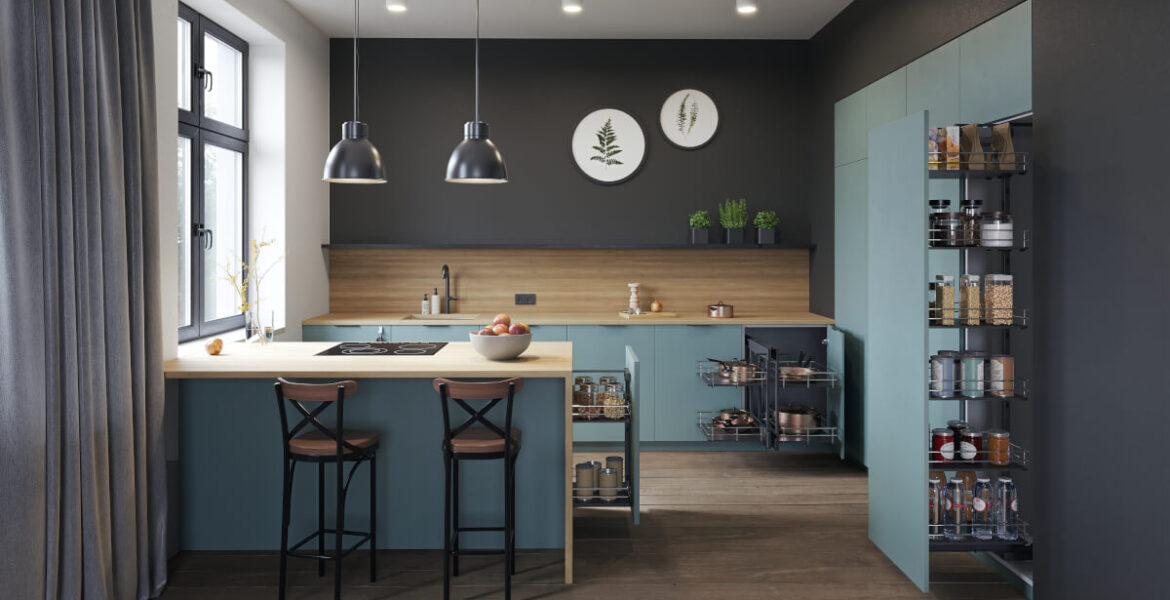 Rejs Silva kuchnia w odcieniach szarości z akcesoriami - miesięcznik i portal informacyjny branży meblarskiej biznes.meble.pl