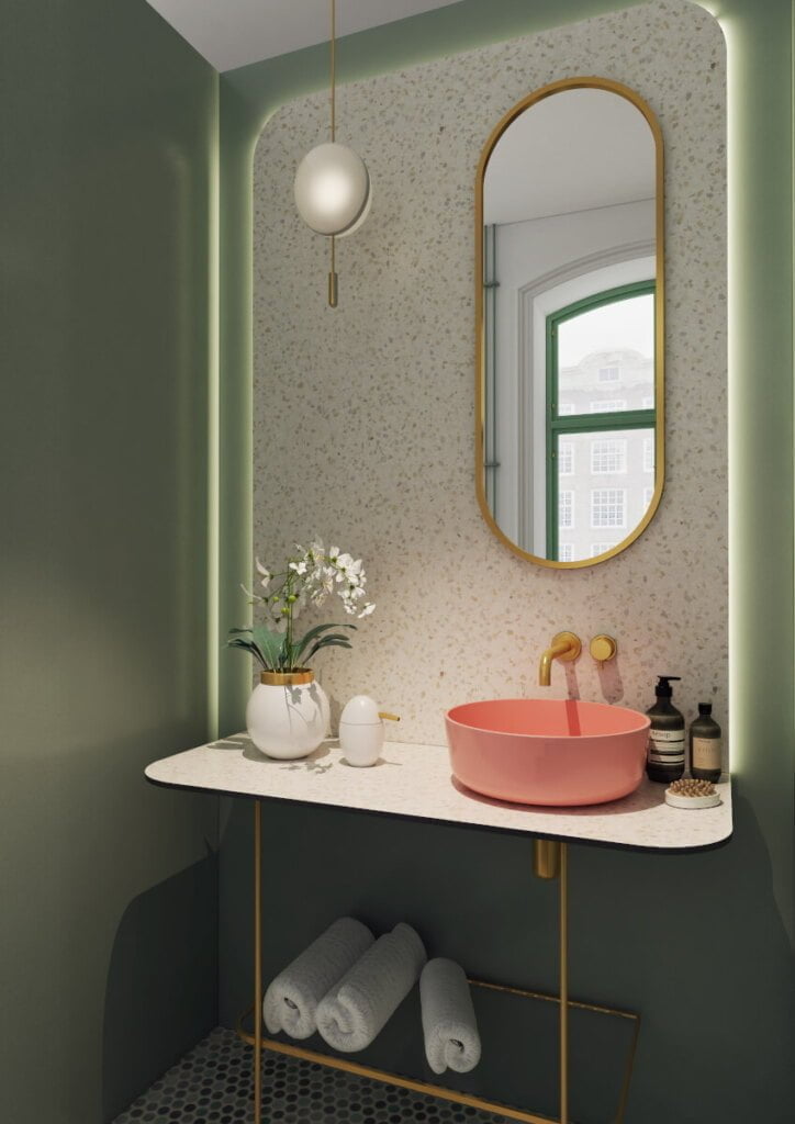 Swiss Krono - blaty BLACK WOOD w łazience - miesięcznik i portal informacyjny branży meblarskiej biznes.meble.pl