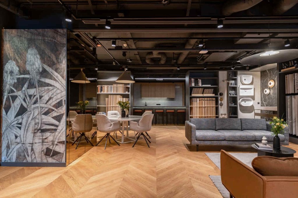 Nowoczesny showroom NICKEL Development i YOUNICK Design. Fot. MUFKA fotografia, Dagmara Maroszek-Bździuch.