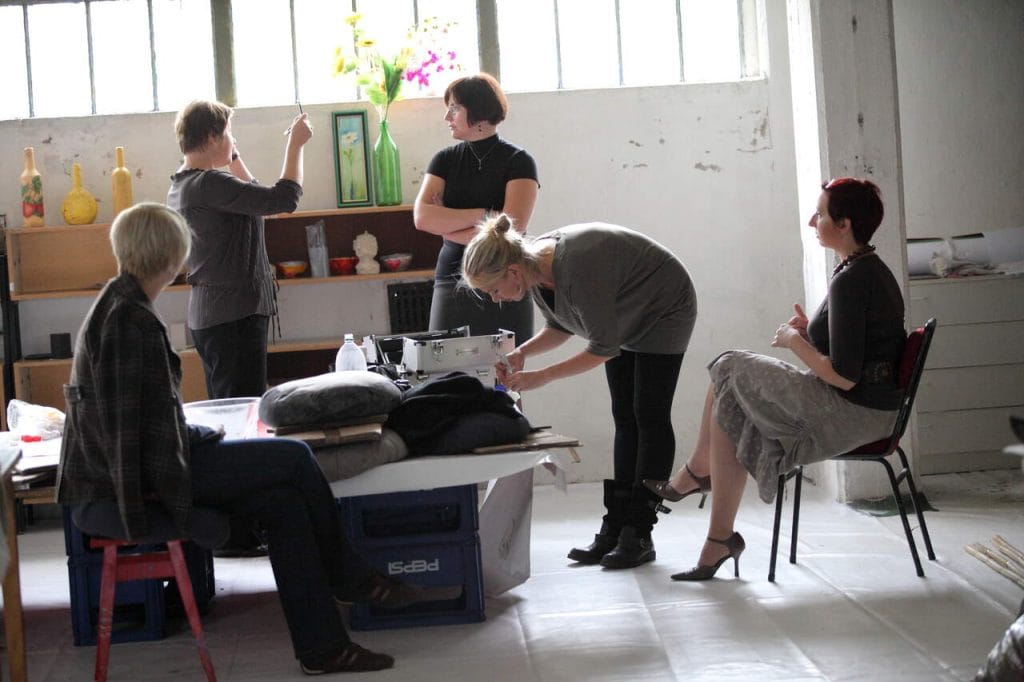 Backstage sesji zdjęciowej BIZNES.meble.pl.